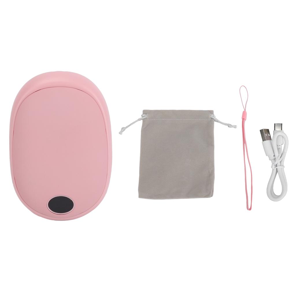 Электронная грелка для рук с регулируемой температурой, ЖК-дисплей, портативная перезаряжаемая USB-мини-грелка для рук