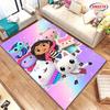 Ковер Disney Gabbys Dollhouse, Коврик для гостиной, спальни, Дивана, Кухни, Декоративный коврик для прихожей, Детский нескользящий прочный коврик для пола, Подарок