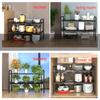 Kitchen Organiser Under Sink Rack Storage Shelves Expandable 2 Tier Cabinet Shelf Dishes Rack Under Sink Holder Bathroom Shelf