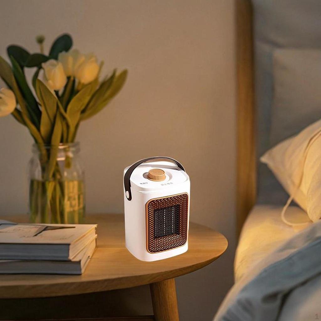 Компактный электрический обогреватель-вентилятор для быстрого нагрева ванной комнаты дома