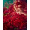 Алмазная картина Красота и роза 5D Diy Алмазная вышивка Полный круглый крестик