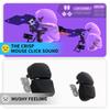 EXtremeRate Light Version Hole Clicky Kit V2 для совместимости с контроллером PS5 Custom Micro Switch L2R2 Clicky Hair Trigger Kit и тактильной поверхностью L1R1