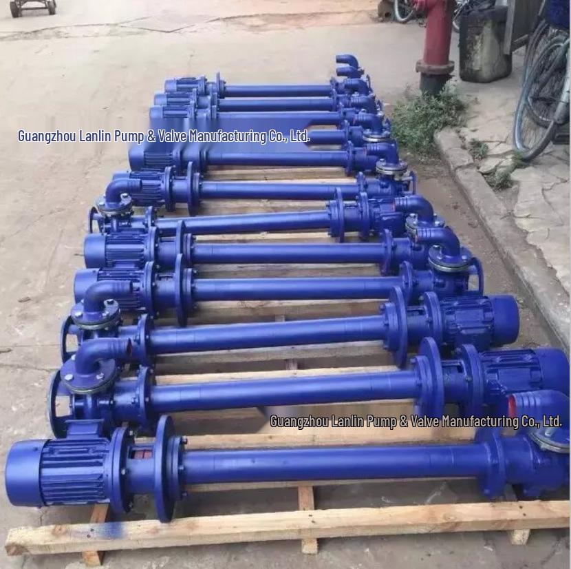 Corrosion-Resistant Submersible Sewage Pump, 304/316L Stainless Steel, Acid and Alkali-Resistant Long-Shaft Chemical Centrifugal Pump