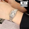 Women's Silver Square Analog Metal Watch LTP-V007SG-9B