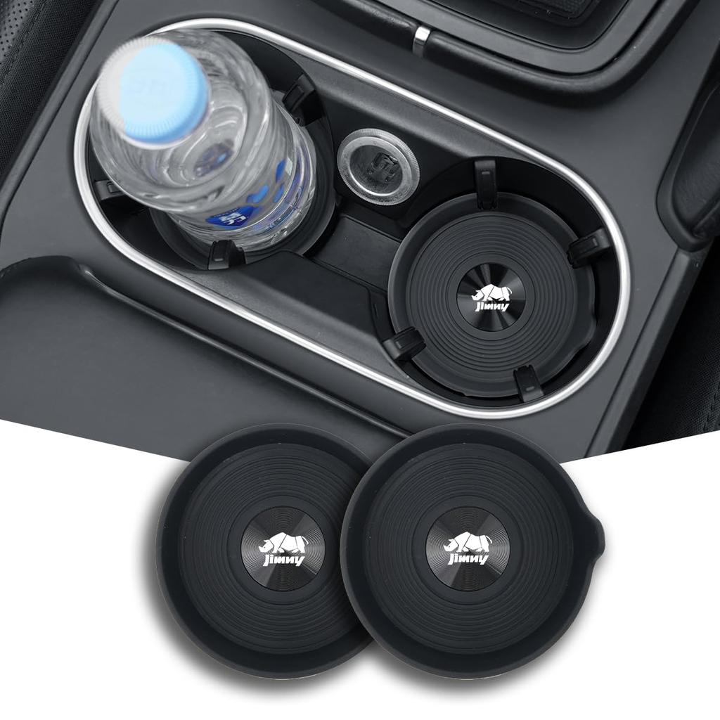 Силиконовые подстаканники с ручками для 70 мм, совместимые с JB64 и простые в аксессуары для интерьера автомобиля Нескользящие Jimny, круглые, диаметр, серия, водонепроницаемые,