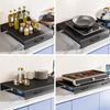 Gas Stove Cover Board with Handle Waterproof Heat-Resistant Easy To Clean Electric Stove Burner Cover Protector