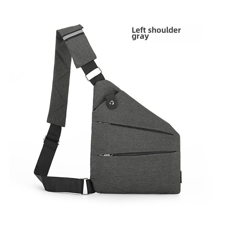 Нейлоновая походная сумка на грудь - легкая, большая вместимость, сумка через плечо под мышкой