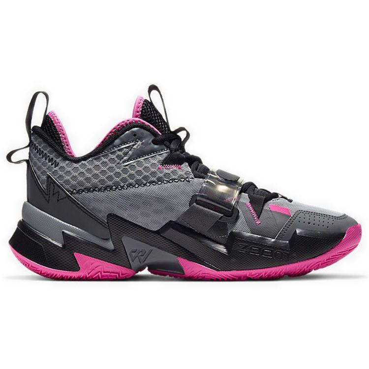 Мужские кроссовки Air JordanWhy Not Zer0.3 PF Hearbeat Black Particle-Gray Pink-Blast CD3002-003
