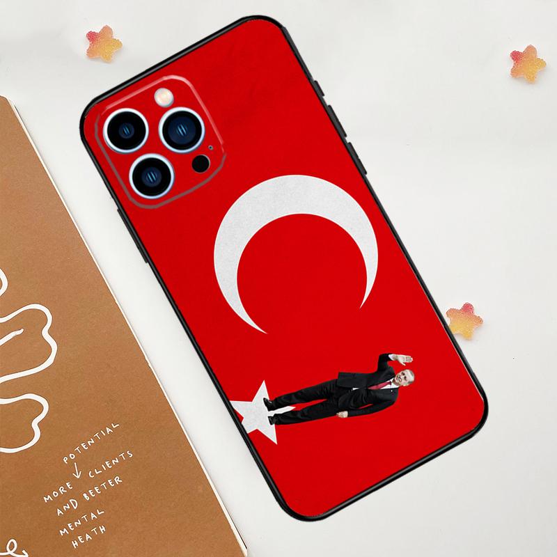 Турция Реджеп Тайип Эрдоган Чехол для телефона для iPhone 17 Pro Max 11 14 15 16 Pro Max 12 13 mini 16 Plus 16e 17 Air Funda