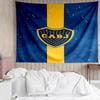 Juniors Football Club Design Printed Printed Tapestry, for Bedroom,Livingroom, dormitory, Large Wall Decor, Fabric Decor Fan Birthday Gifts