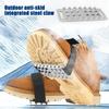 2 Pairs of Ice Cleats Grippers Anti-Skid Crampon Traction Cleats 26 Teeth Traction Grips