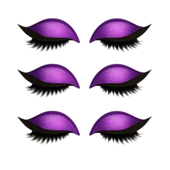 1/2/3/4/5 Lazy Stickers Eye Shadow Eyelash Pairs Reusable Eye Makeup Stickers