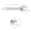 4 / 6 / 8 / 10 Inch Clear Scale Ruler Adjustable Wrench with Maximum Gripping Power, Heavy Duty Drop Forged Steel Open End Wrench