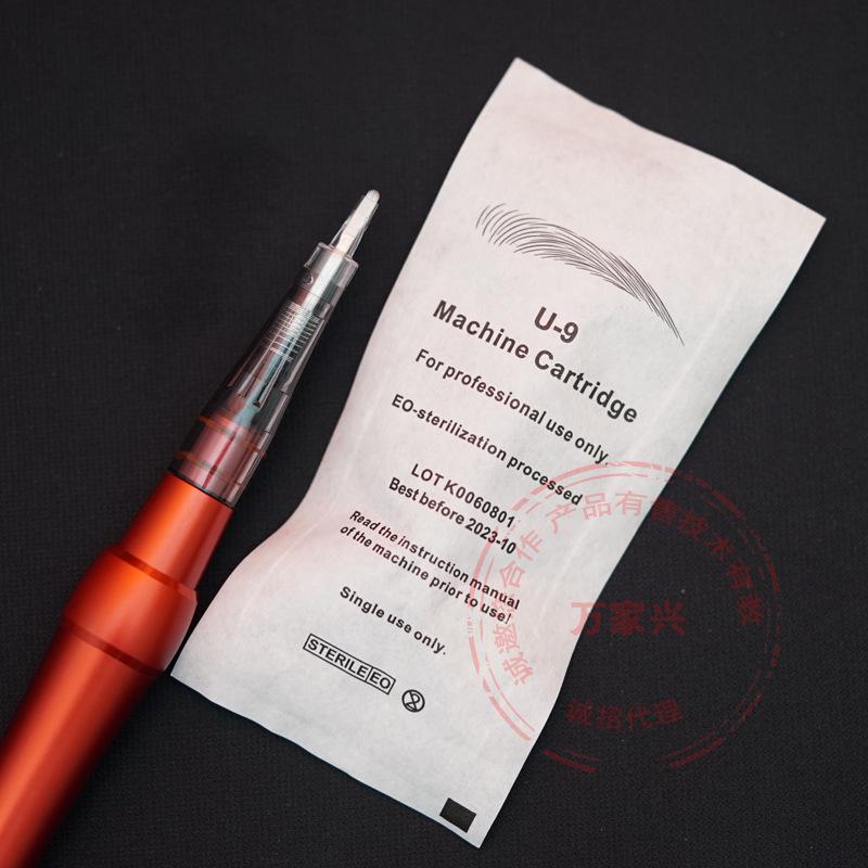 Машина для перманентного макияжа без анестезии с U-образными и дуговыми иглами для бровей