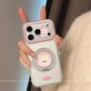 Подходит для чехла на телефон Apple 17 со всех сторон, линза 16promax, корейский ремень-подставка от падения 15por, горошек, щенок