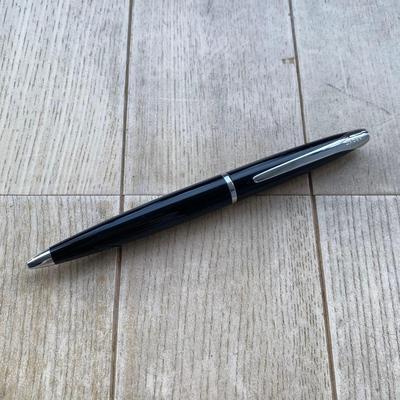 Used CROSS Ballpoint Pen Black X Silver