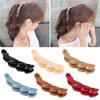 Women Girls Portable Acrylic Non Slip Styling Accessories Banana Hair Clips Hairpins Hair Claws