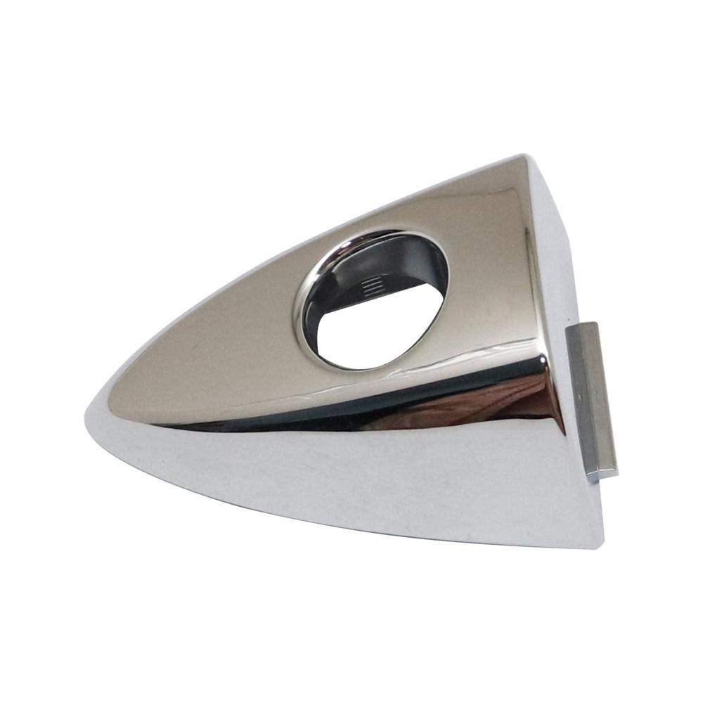 1× Chrome Front Left Door Handle Key Bezel Cover Cap For Honda Accord 2013-2017