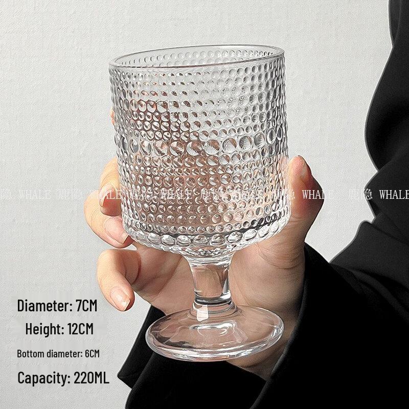 ZISIZ Винтажная стеклянная ваза с тиснением в виде подсолнуха