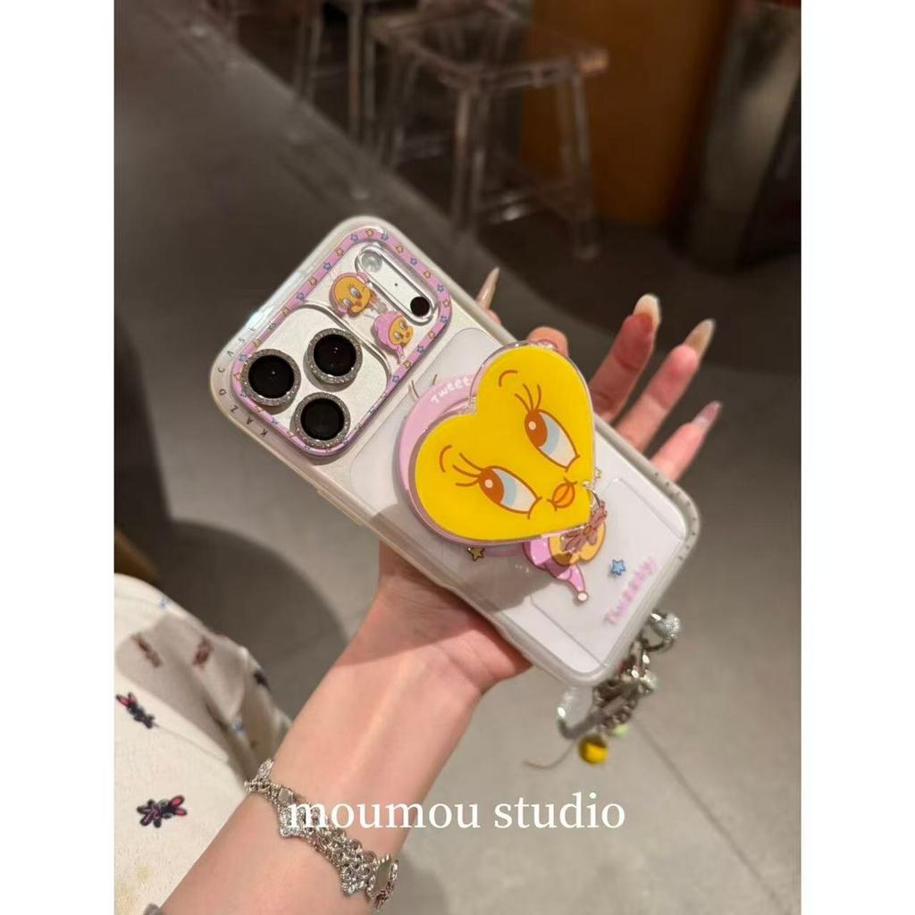 Милый прозрачный магнитный чехол Cui Di bird подходит для Apple 17promax, противоударный, женский, новый, 16 женских моделей