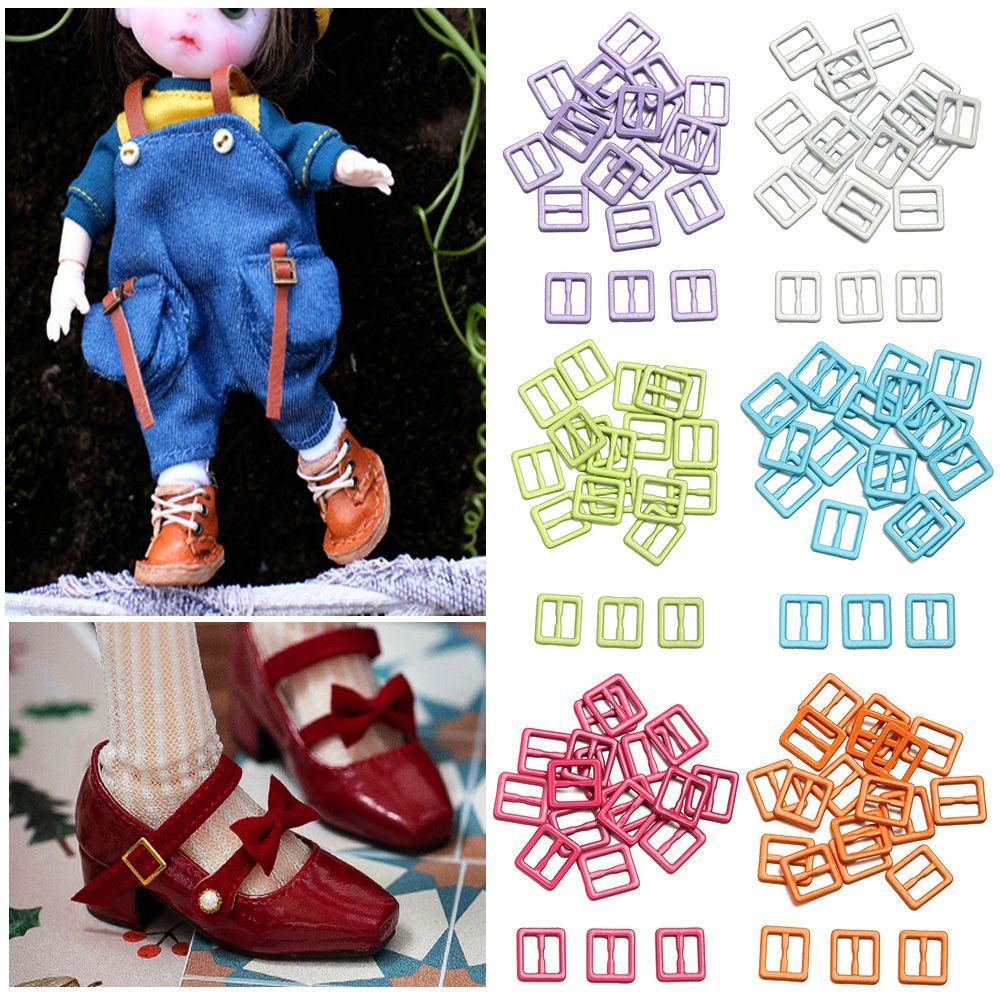 Mini Ultra-small 11 Colors Doll Bags Accessories Belt Buttons Diy Dolls Buckles Tri-glide Buckle