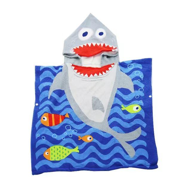 Animal Kids Quick Drying Coral Fleece Hooded Baby Bath Towel Set for Newborns Cartoon