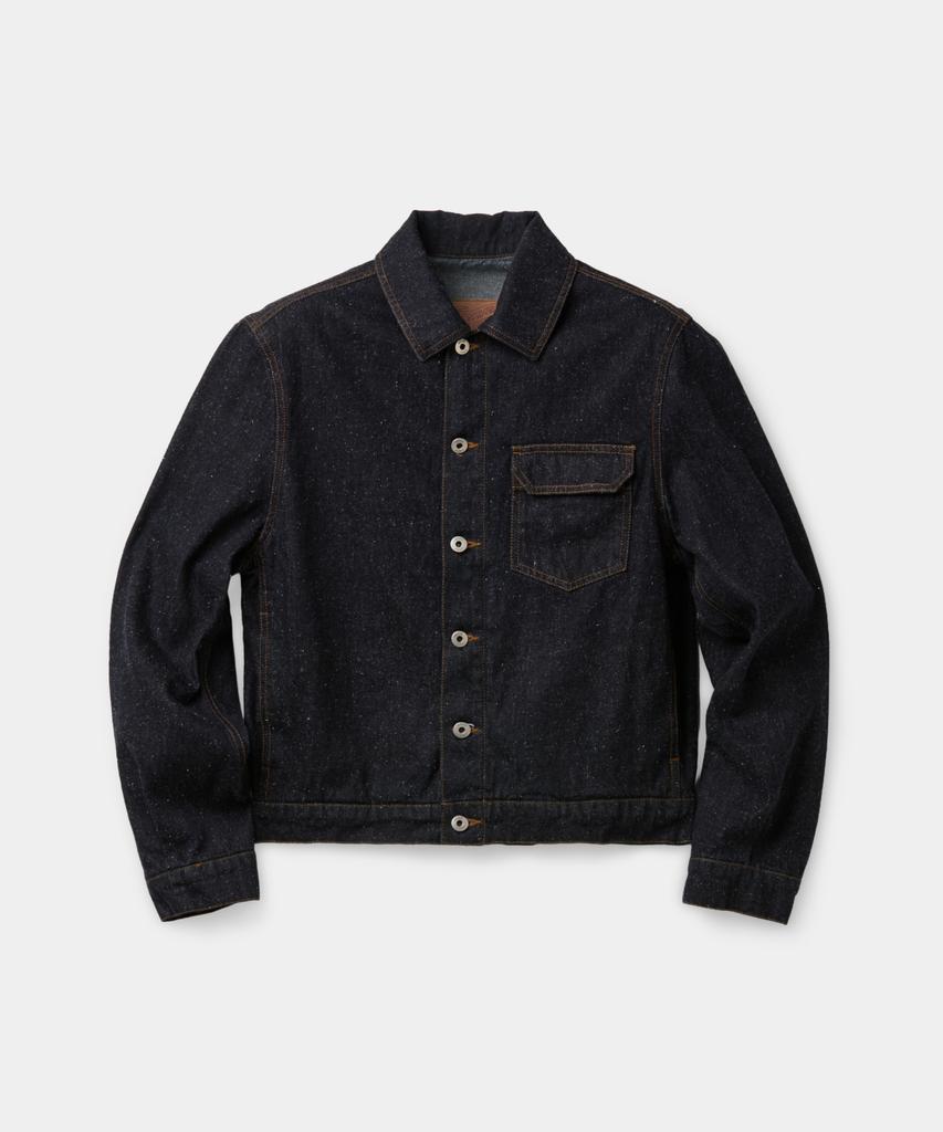 Coor Neff Cotton One-Pocket Trucker Jacket (Indigo)