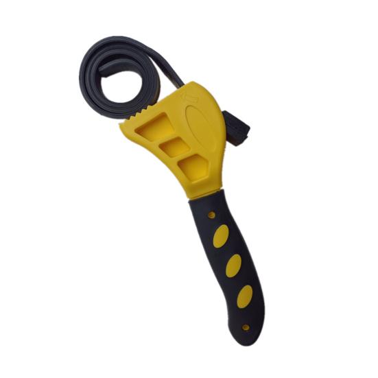 Strap Wrench Bottle Opener Rubber Strap Adjustable Wrench Plumbing Sink Faucet Tool for Oil Filters Shower Heads Plumbers