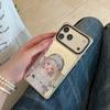 Совместимый чехол для iPhone 17 Pro Max со стразами, блестками и подвеской-сердечком для женщин