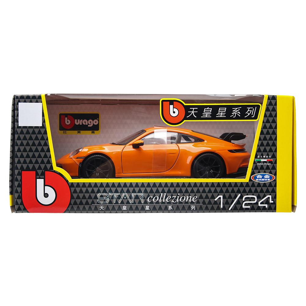 AABKO1 Bburago 1:24 Porsche 911 GT3 Taycan Turbo S 718 Boxster simulation alloy car model crafts decoration collection toy tools gift