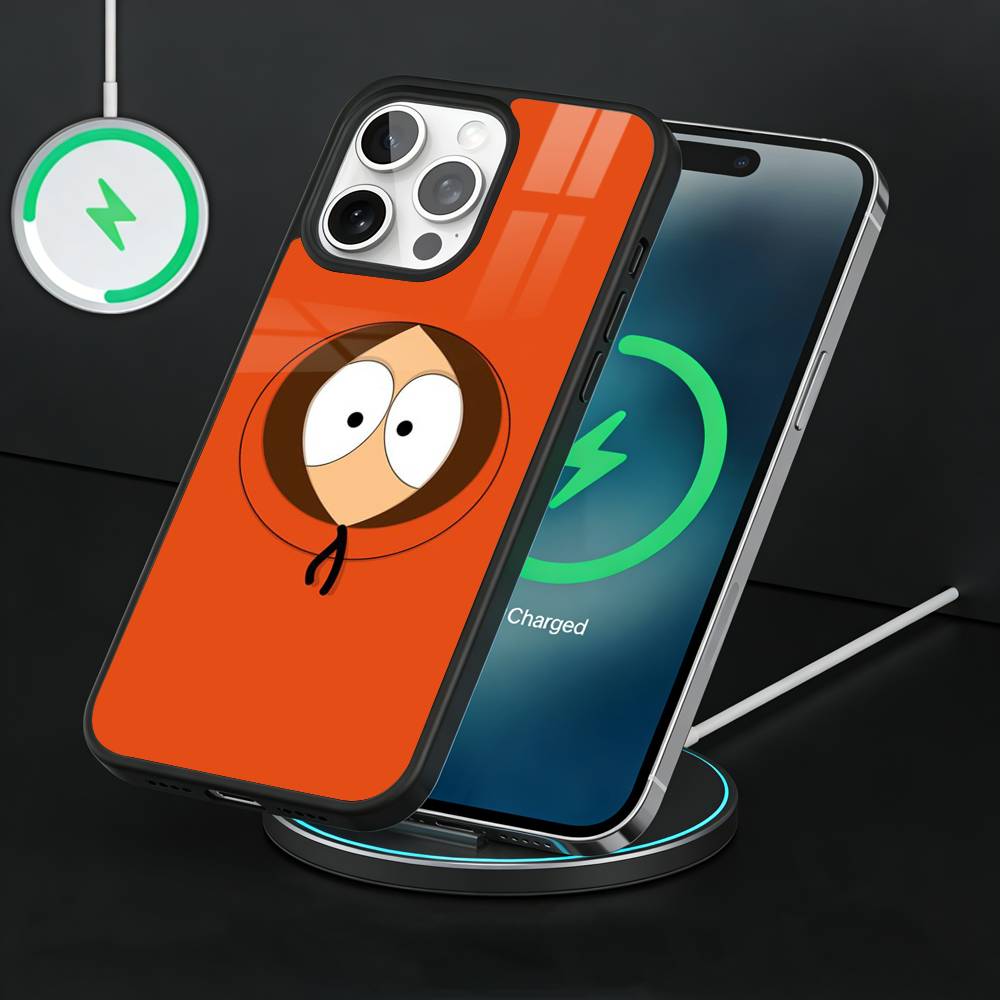 Чехол для телефона Кенни Маккормик S-South Park Для iPhone 17, 16, 15, 14, 13 Plus, Pro Max Магнитный Для Magsafe Беспроводной Зарядки