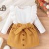 And Winter Children's Long Sleeve Skirt Baby Baby A-Line Skirt(3pcs)