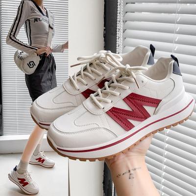 Осенне-зимняя женская обувь, женские кроссовки, белые кроссовки, низкие, с круглым носком, на шнуровке, повседневная обувь
