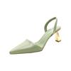 Hot Sale Shoes Female Women's High Heels Summer Party Pumps Solid Color Women Slip-on Pointed Toe Closed Toe Shoes