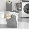 Hanging Laundry Basket Large Capacity Hamper Space-Saving Foldable Storage Bag Folding Dirty Clothes Basket for Bathroom Bedroom
