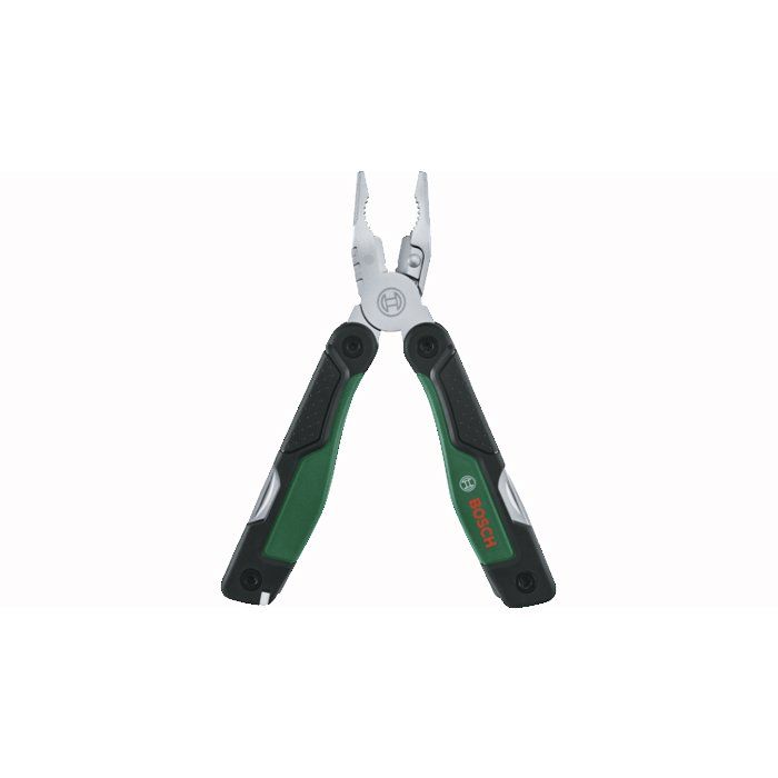 Outil multifonctions BOSCH 16 en 1 - Housse de transport - Acier inoxydable, verrouillage de chaque fonction