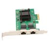 TXA108 82571 2 RJ45 Port Gigabit Network Card PCI Ex1 to 2 RJ45 10 100 1000Mbps Server Network Card for Desktop PC