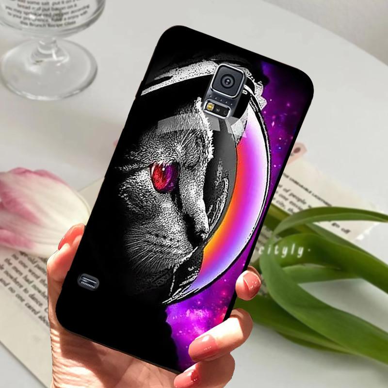 Чехол для Samsung Galaxy S5 S 5 I9600 SM-G900F Милый Расписной Силиконовый Задний Чехол для Samsung S5 Чехлы G9006V Защитный Capa