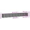 Chicken Coop with Roof Anthracite 803 x 98 x 90 cm Galvanized Steel