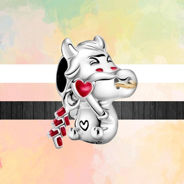 Новый стиль животных Lucky Cat Собака Панда Медведь Лев Змея Кролик Бусины «сделай сам» подходят оригинальные модные подвески Серебряный цвет Браслеты Ювелирные изделия