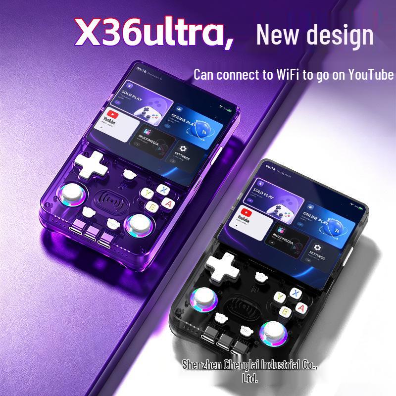 X36 Ultra Открытая портативная WiFi игровая консоль с двойной системой Android
