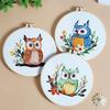 Набор для вышивания «Сова» Узор для вышивки Для начинающих Набор для самостоятельной вышивки с полным набором инструментов Материалы Инструкции для начинающих