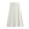 Women's Round Neck Knitted Top + A-Line Skirt Set