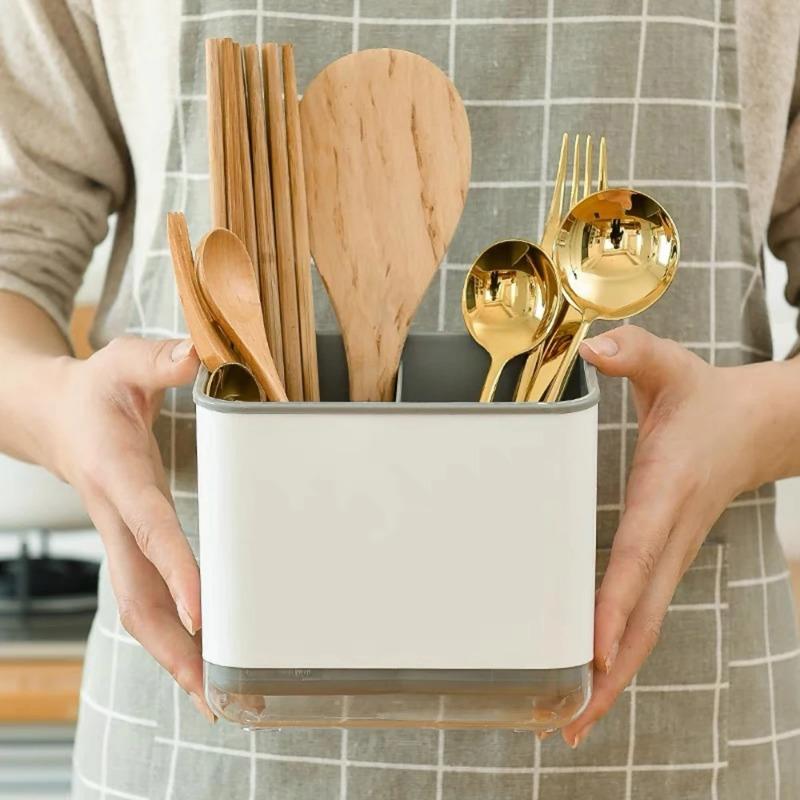 Household Multi-Functional Tableware Rack  Kitchen Tableware Drain Rack  Chopsticks Rack  Spoon  Chopsticks  Fork  Storage Rack