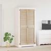 Cabinet Door 2 pcs Natural 170 x 2.1 x 39.5 cm Solid Pine Wood