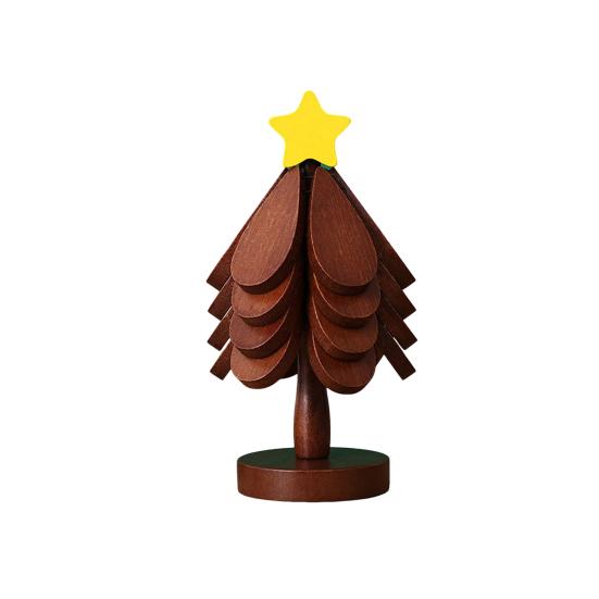 3/4Pcs Christmas Tree Trivets for Hot Dishes Tree Shape Bamboo Potholder with Holder for Pans Bowls Plates Teapots Coasters Home Table Decor