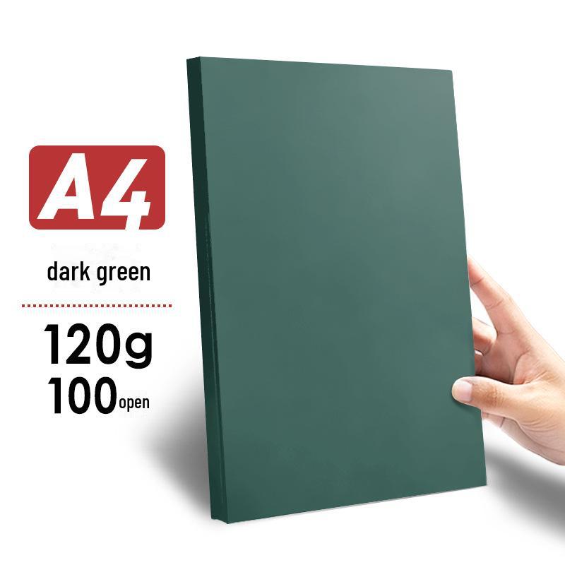 Yuanhao A4 Thickened Color Card Paper - 120G/160G for DIY, Kindergarten Crafts, and Printing