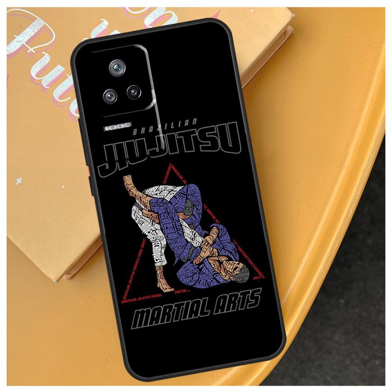 Чехол для Xiaomi 15 Ultra 11T 12T 13T 14T 13 14 Pro POCO X7 Pro F5 F6 M6 X3 X5 X6 Pro с изображением Дзюдо джиу-джитсу БЖЖ Бразильское