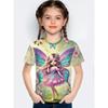 Милая принцесса, модная, для отдыха, универсальная, высокого качества, с рисунком аниме, детская женская футболка с короткими рукавами