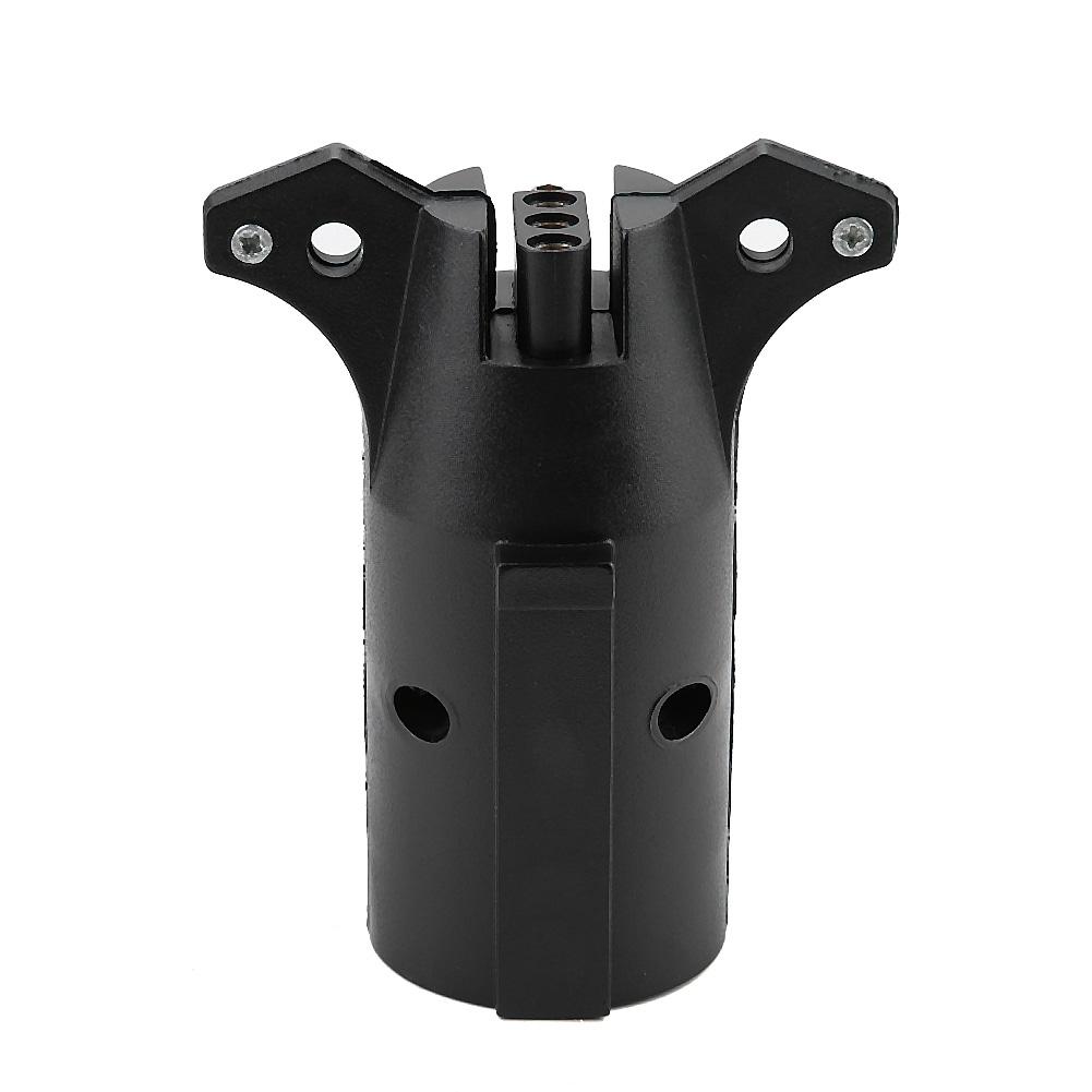 7 Way To 4 Way Flat Blade Trailer Towbar Towing Socket Plug Adapter Connector 12V US Plug